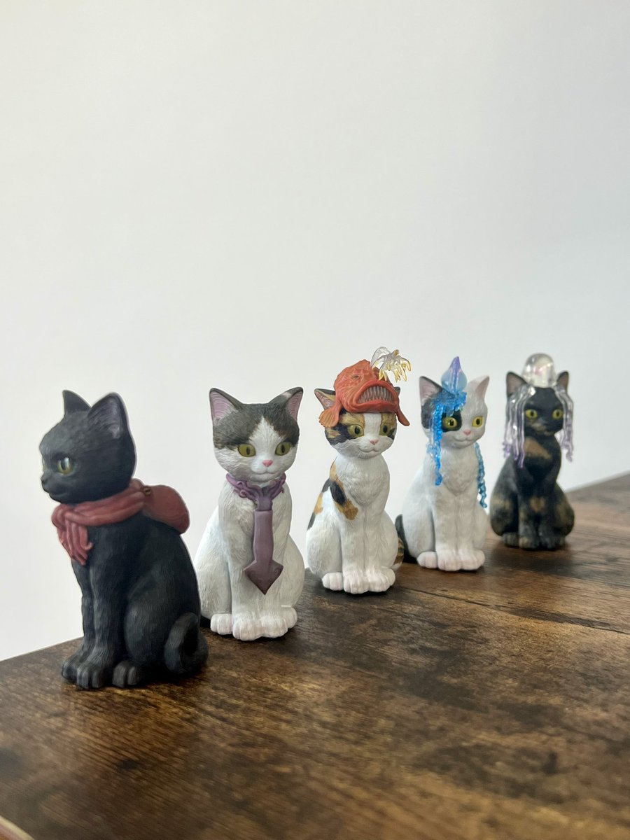 taberarerukusaW's tweet image. 遅くなりました…!
ワンフェス2024wに出展します
+tic 卓番号: 3-25-11
エビメガネ
ちょっとぽっちゃり猫ちゃんです
猫フィギュア
他前回の物も少しずつ
よろしくお願いします!
#ワンフェス #ワンフェス2024冬 #WF2024W #オリジナルフィギュア