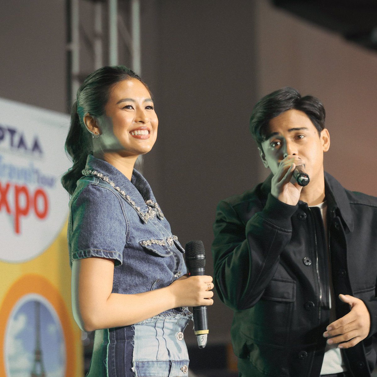 Enjoyed performing with @TheKhalilRamos at the 31st PTAA Travel Tour Expo at SMX Convention Center! The Taiwan Tourism booth can be visited until today! ✨ Your Taiwan adventure awaits 🫶🏼 #PanahonsaTaiwan #GabLilPanahonsaTaiwan