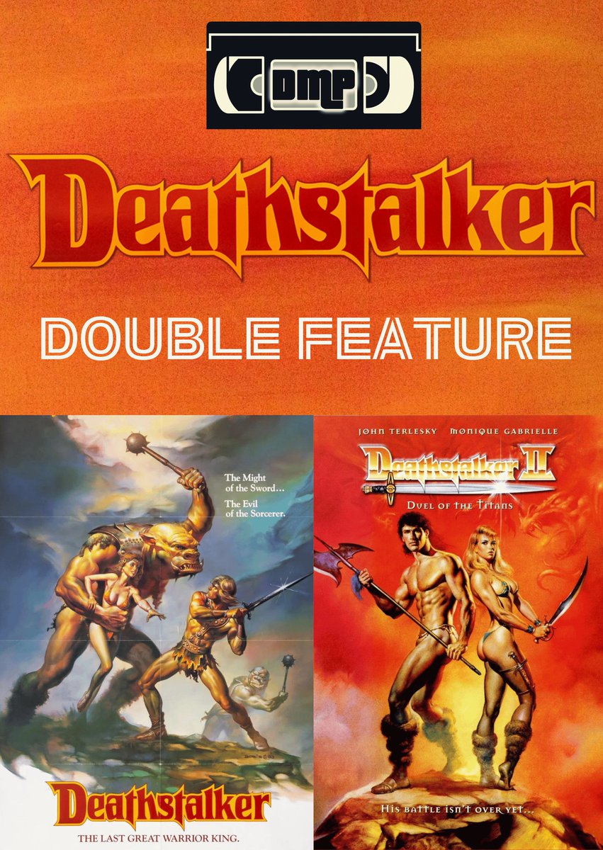ajl__66's tweet photo. Never thought i would see this as a double feature on the big screen but it's happening on the 12th ⚔️😆 #Deathstalker #Deathstalker2 #MoviesOnTheBigScreen https://t.co/6rFel7K6G7
