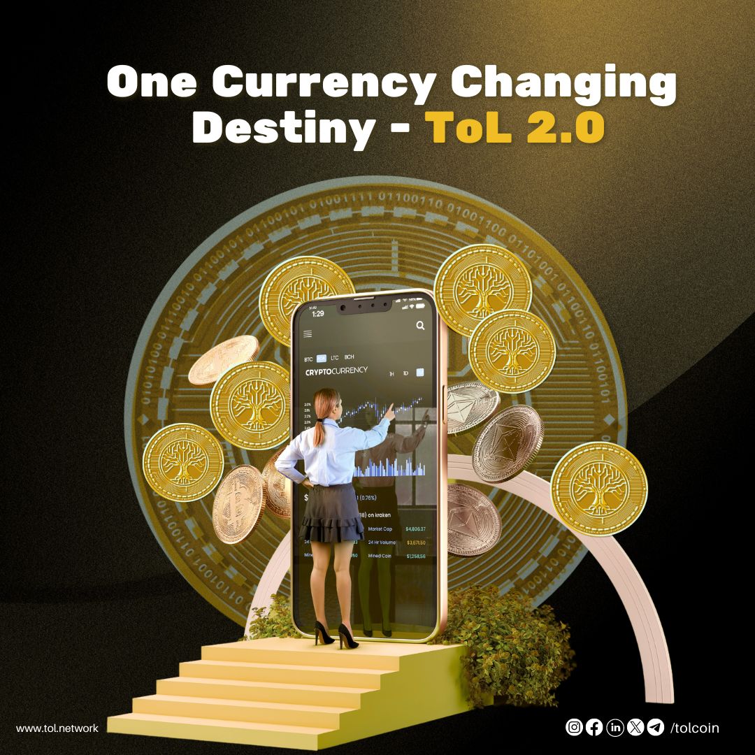 Unlock the power of destiny with one currency: 
ToL 2.0 is leading the way to a future of boundless possibilities.
Start Staking with 🌐tol.network

#Crypto #cryptocurrencies #CryptoCommunity
