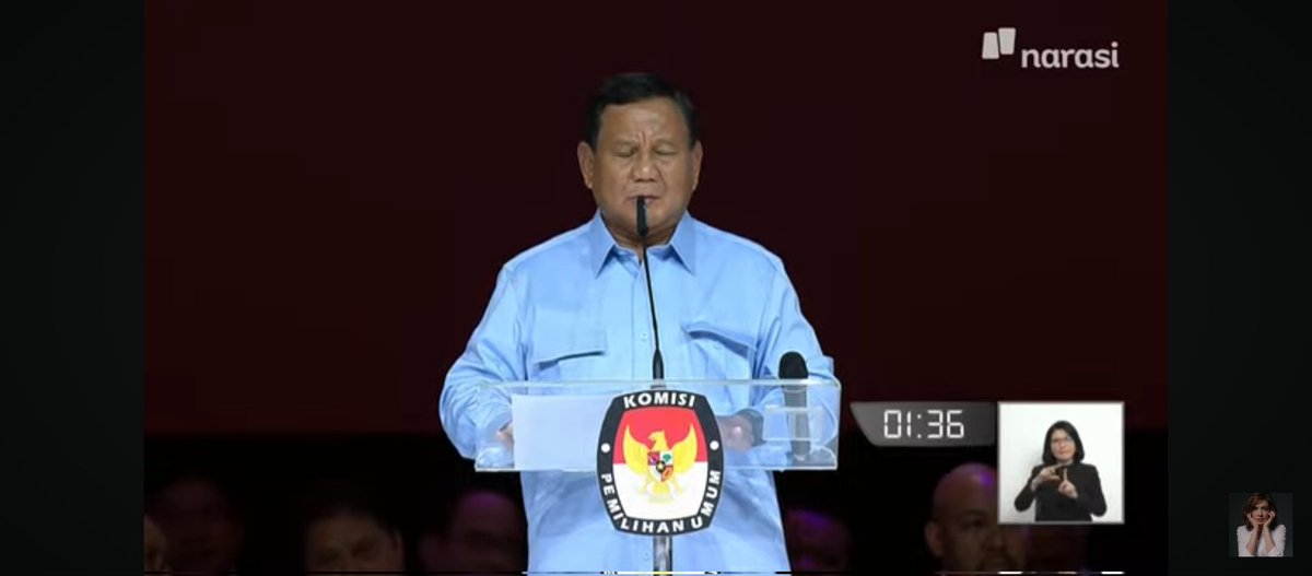 Siapa yang gak paham sama omongan pak prabowo yang ngebahas tentang kaum disabilitas

Saya
🙋🙋🙋

#debatcapres2024