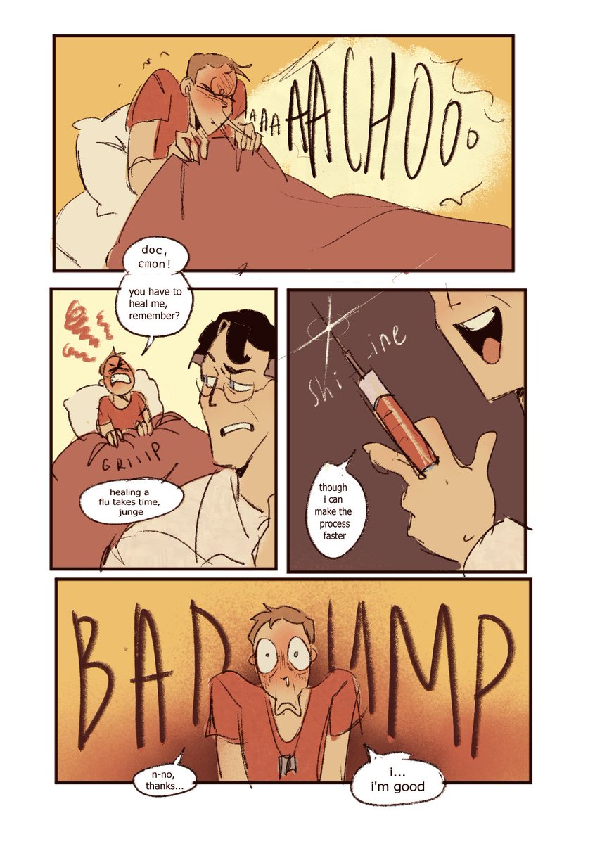 This was my artschool assignment - we were asked to draw a comic with sfx

#teamfortress2 #tf2