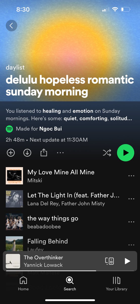 i spend one saturday morning with my lover and this is what i get