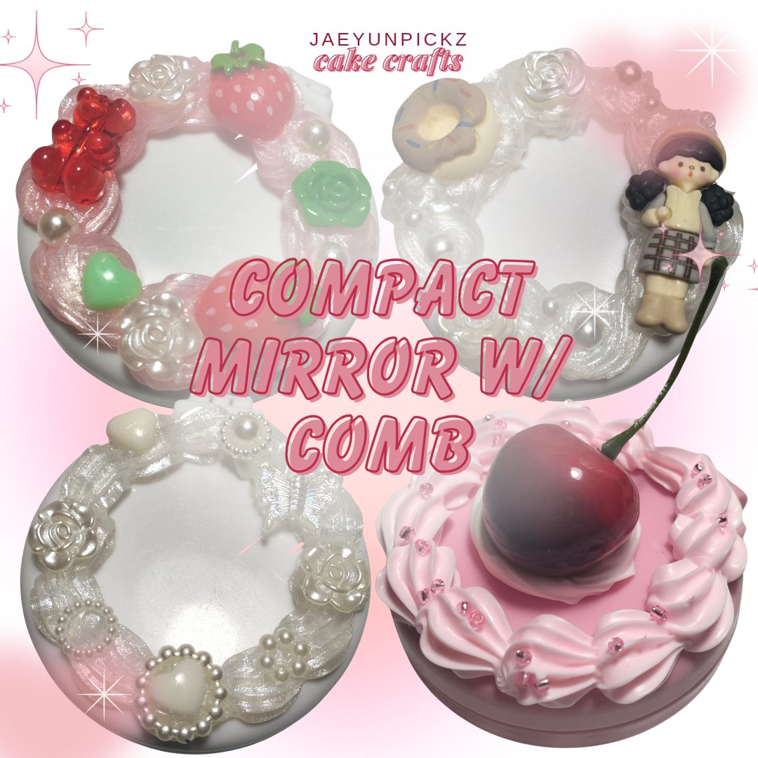 jaeyunpickz's tweet photo. wts lfb ph

*. ꒰ compact mirror with comb ꒱˖⁠♡
╰┈➤ ꒰ handmade ꒱
╰┈➤ small and handy ! fits perfectly in your pouch or pocket 
╰┈➤ great for personal use, freebies, souvenirs, or giveaways 

cod link: https://t.co/CPznEBtM54

more of it photos below ⬇️ https://t.co/OyLcJdcR4n