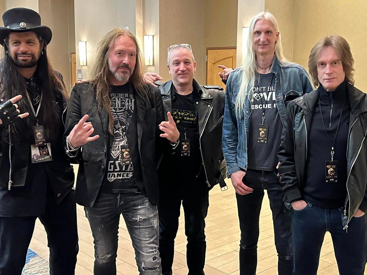 2024 Metal Hall of Fame w/ @HammerFall and Chris Impelliteri, Neil Turbin and Jimmy Kay @themetalvoice @deathriders
