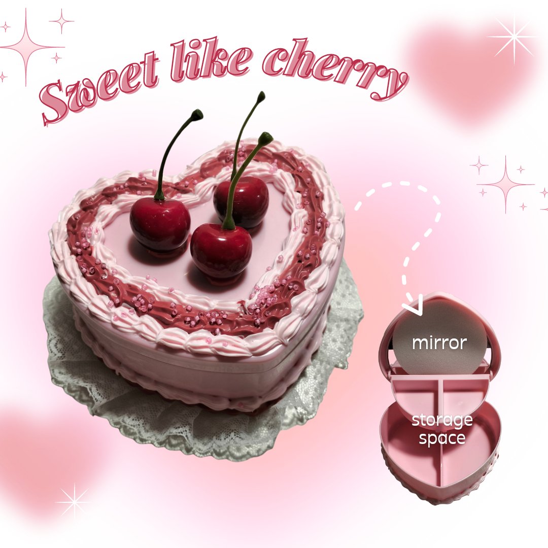 Currently available ready-to-ship pieces !

*. ꒰ Decoden cake jewelry box꒱˖⁠♡
╰┈➤ fits bracelets, earrings, necklaces, and other accessories

cod link -> shp.ee/ccmqi7q

t. jewelry organizer trinket sanrio cinnamonroll ribbons pink strawberry cherry