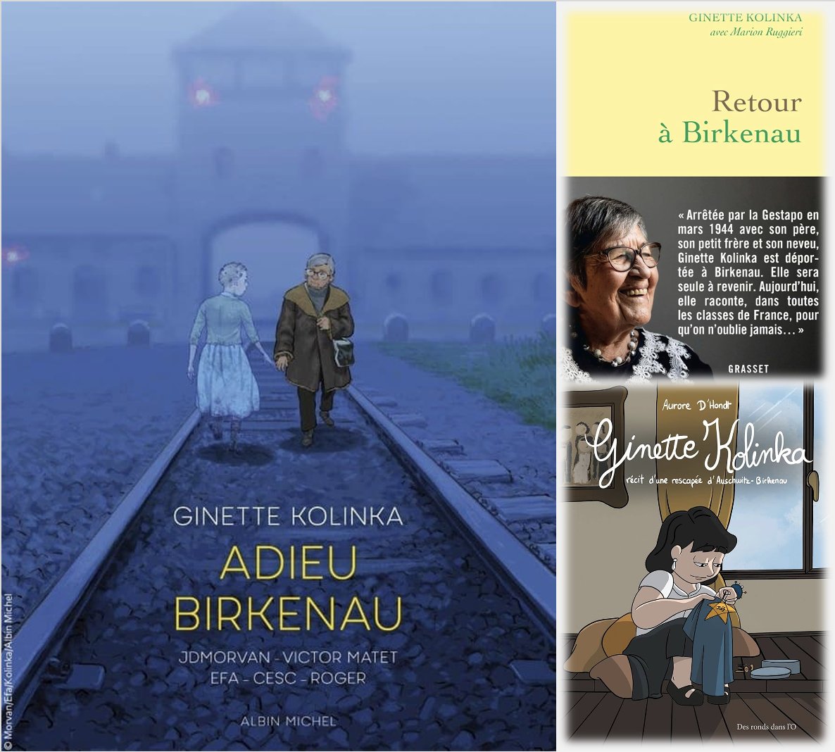 #HGGSP Histoire et Mémoires. Aujourd'hui, Ginette Kolinka fête ses 99 ans, rescapée des camps d’Auschwitz-Birkenau et de Bergen-Belsen. Elle est un passeur inlassable et précieux de l'histoire et de la mémoire de la Shoah auprès de nos élèves.