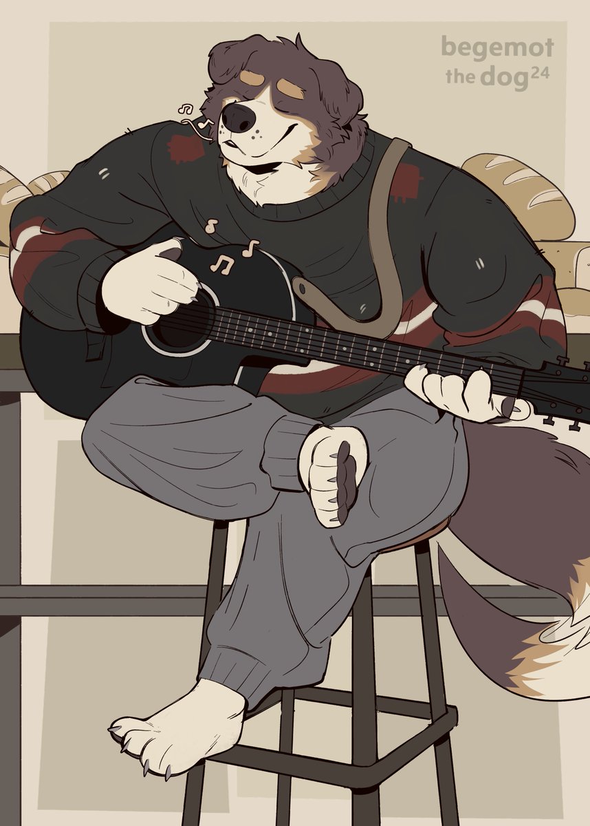 BehemotTheDog's tweet photo. Working hours are over; best moment for some music practice to chill~🎶 https://t.co/5Rgu15WoPT