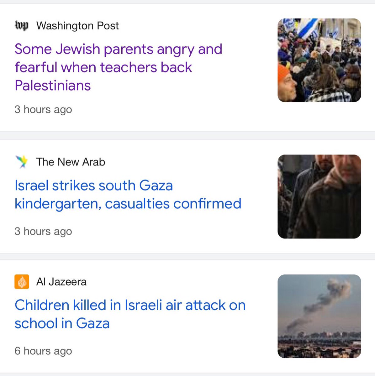 these news should be read side by side