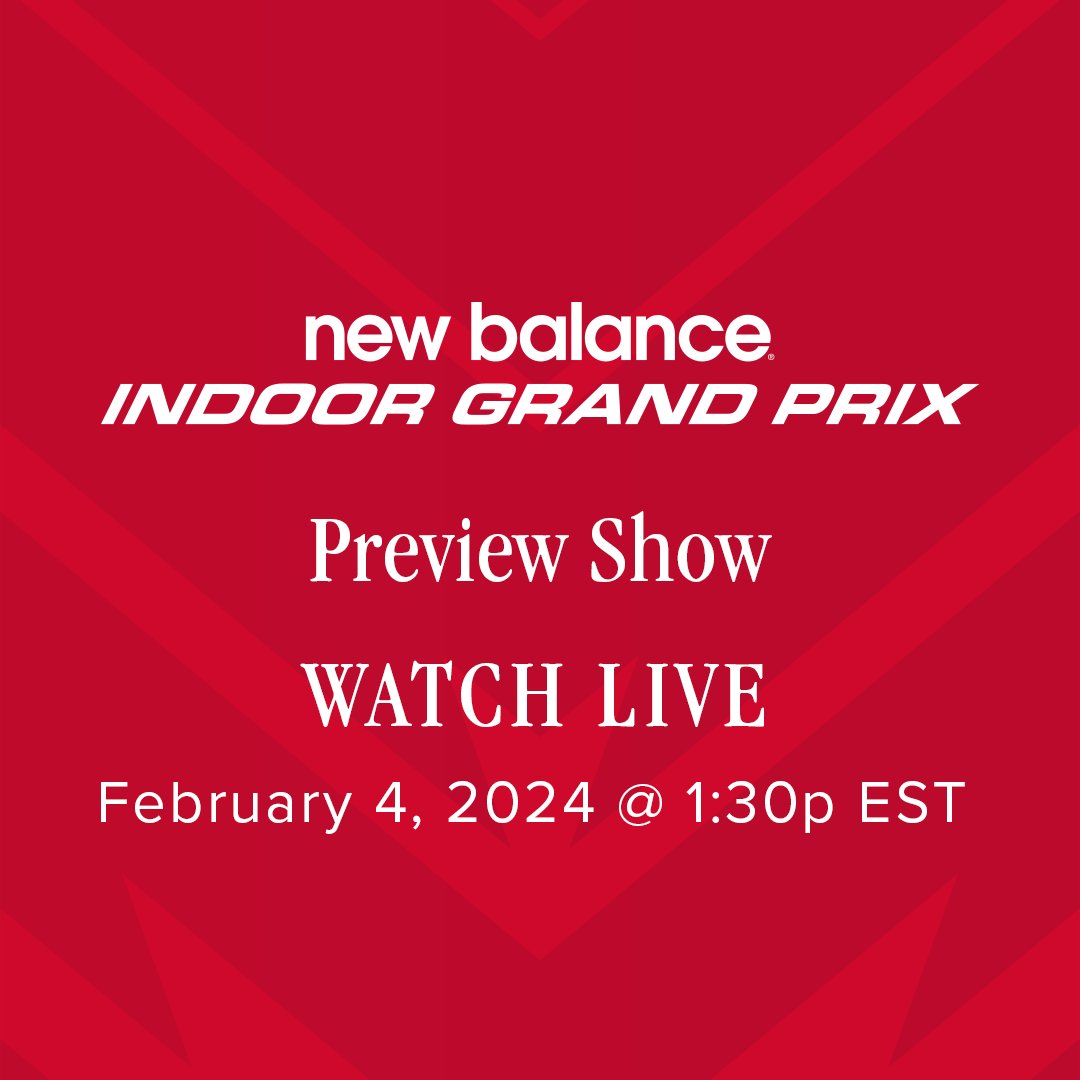 Watch the New Balance Indoor Grand Prix Preview Show LIVE, happening NOW: youtube.com/watch?v=uvNBfv…