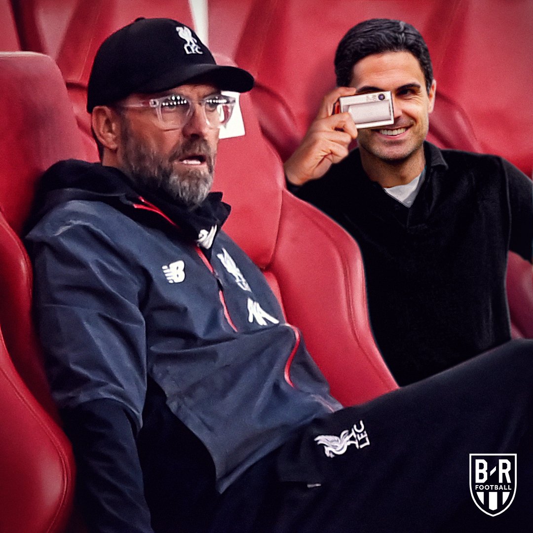 brfootball's tweet photo. Arsenal beat Liverpool 3-1 to cut their lead at the top 🎬 https://t.co/Mbfdi4FaD0
