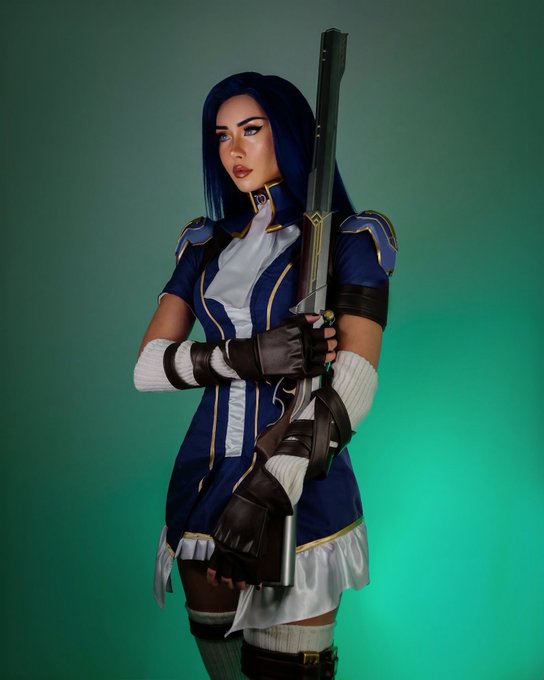 Arcane Caitlyn cosplay 💙 https://t.co/BJP8IkbLR9