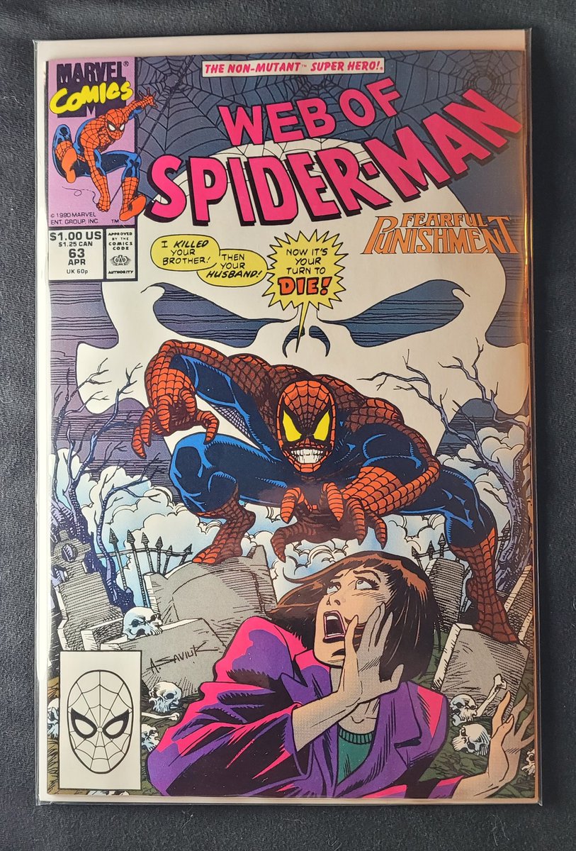 theronscomics's tweet photo. Web of Spider-Man 63
"Clouds From A Distant Storm"
April 1990
Villains come out of the woodwork, and Peter's powers get wacky as #SpiderManSunday tackles Acts of Vengeance. https://t.co/H3FOvtFiFu
