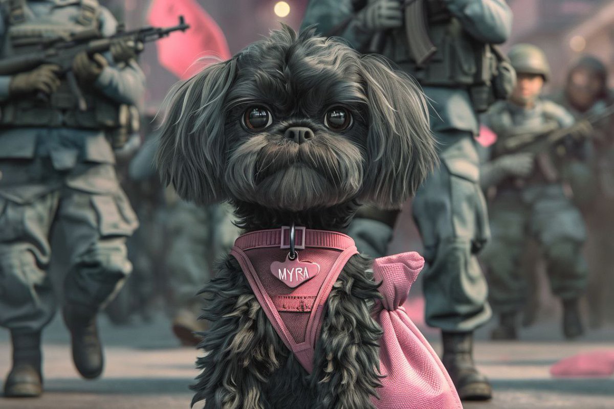 DrV251's tweet photo. @myracoinonsol $MYRA Army is growing 🐕‍🦺🎀🚀 https://t.co/aCFx9xMe5D