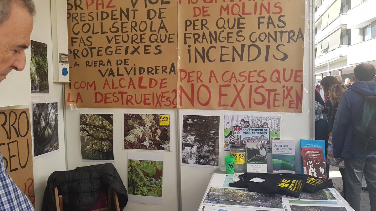 Gràcies a tothom que ens ha vingut a veure, a signar el manifest soslarierada.com/manifest/, i a donar-nos suport davant les agressions de l'<a href="/AjMolinsdeRei/">Ajuntament de Molins de Rei</a> a la riera de Vallvidrera i al <a href="/parcncollserola/">Parc Natural de Collserola</a>