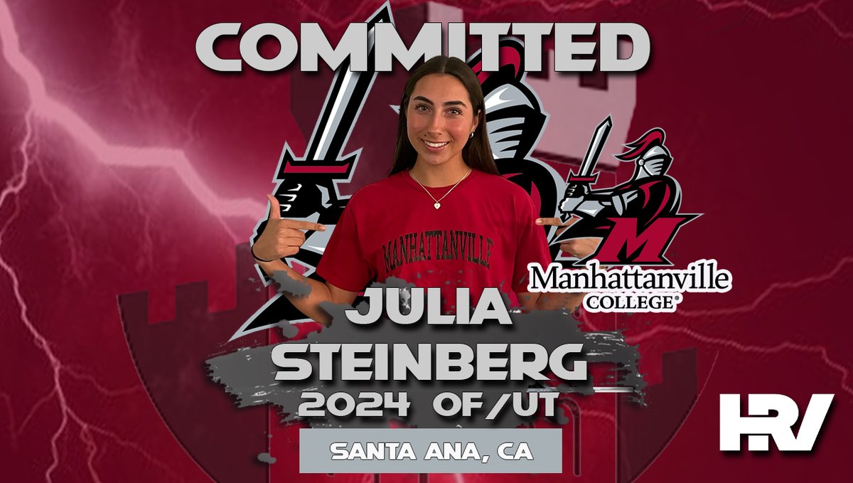 Congratulations Julia Steinberg for Committing to Manhattanville College @Valiantsoftball #Softball #softballlife #ncaa #recruiting #collegesoftball #travelsoftball #fastpitch