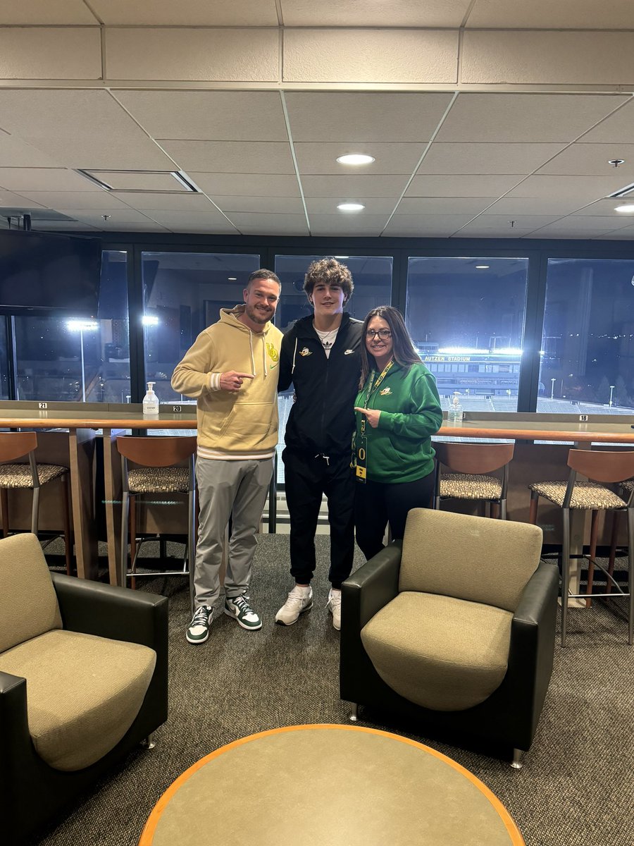 Awesome time in Oregon this weekend! @CoachDanLanning can’t wait to get back!!