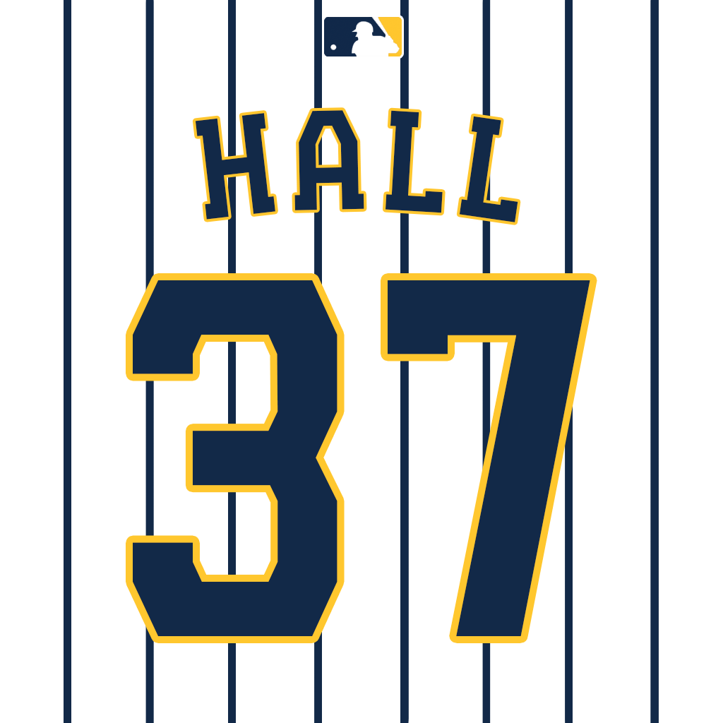 NumbersMLB's tweet photo. #Brewers

INF Joey Ortiz will wear number 3. Last worn by 3B Josh Donaldson in 2023.

LHP D.L. Hall (@dl_hall33) will wear number 37. RHP Thyago Vieira (@ThyagoVieira40) switches from number 37 to number 49. Last worn by RHP Julio Teherán in 2023. https://t.co/hOENJJS2TS