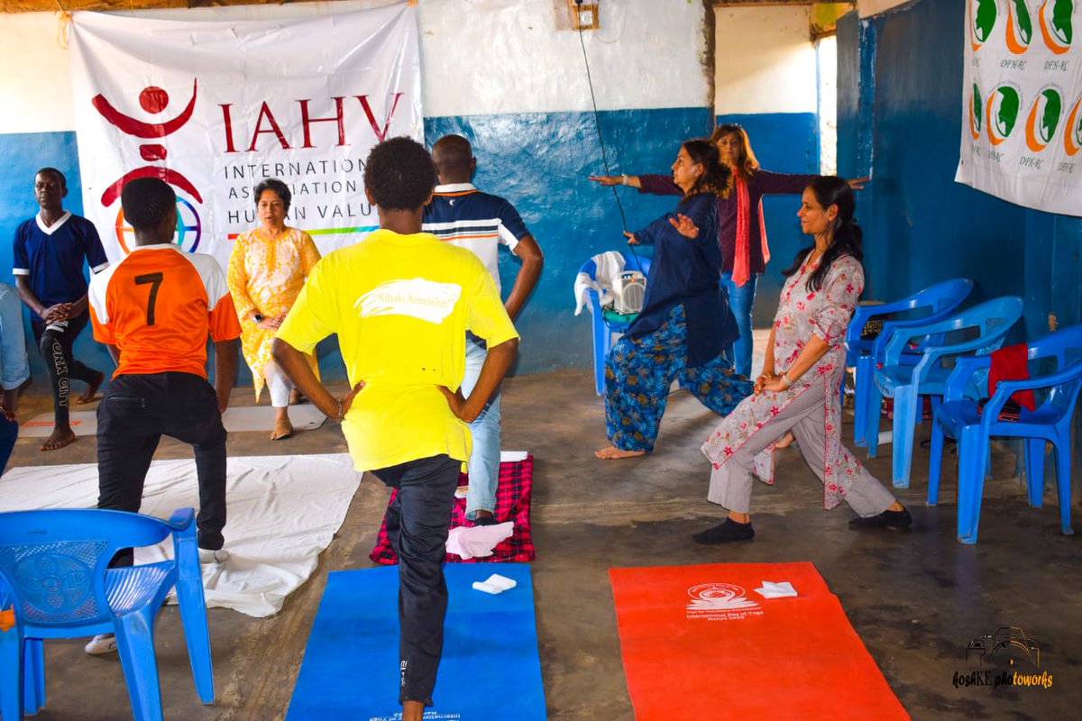 aMbasadoH's tweet photo. Yoga sessions with our Mental health champions. https://t.co/912vgKeoMG