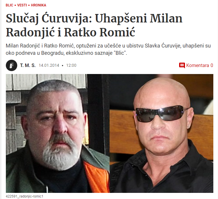 popovic_predrag's tweet photo. Radonjić i Romić uhapšeni su u januaru 2014. Početkom juna 2017. pušteni su u kućni pritvor, koji im je ukinut u aprilu prošle godine, a juče su oslobođeni optužbe.
Odšteta za dan neosnovanog pritvora ide do 120 evra. Za 9 god, oni mogu da dobiju oko 400.000 evra. 
Hvala Vučiću. https://t.co/UZPJNhKpyC