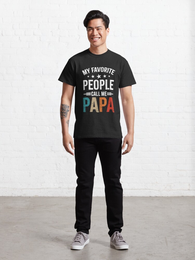 My favorite people call me PAPA. T-shirt + design = 25$ only 😍 Shop from here: redbubble.com/i/t-shirt/My-F… #SundayFunday #sundayvibes #Black #Russia #Smash #MachineLearning #father #Dad #fatherdaughter #FatherAndSon #fatheroftheyear #Dad