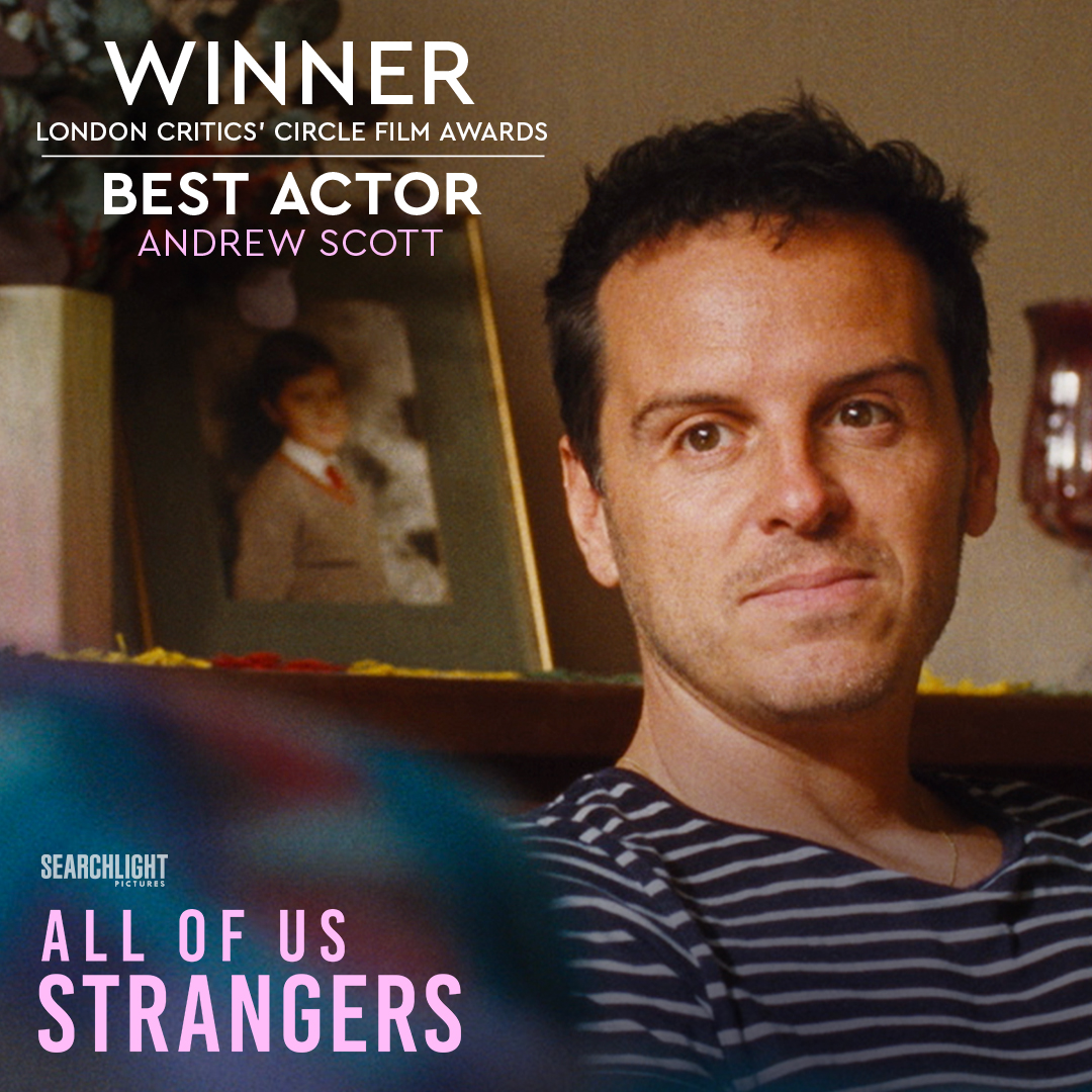 Andrew Scott has won BEST ACTOR at the London Critics’ Circle Film Awards! #AllofUsStrangers #LondonCritics