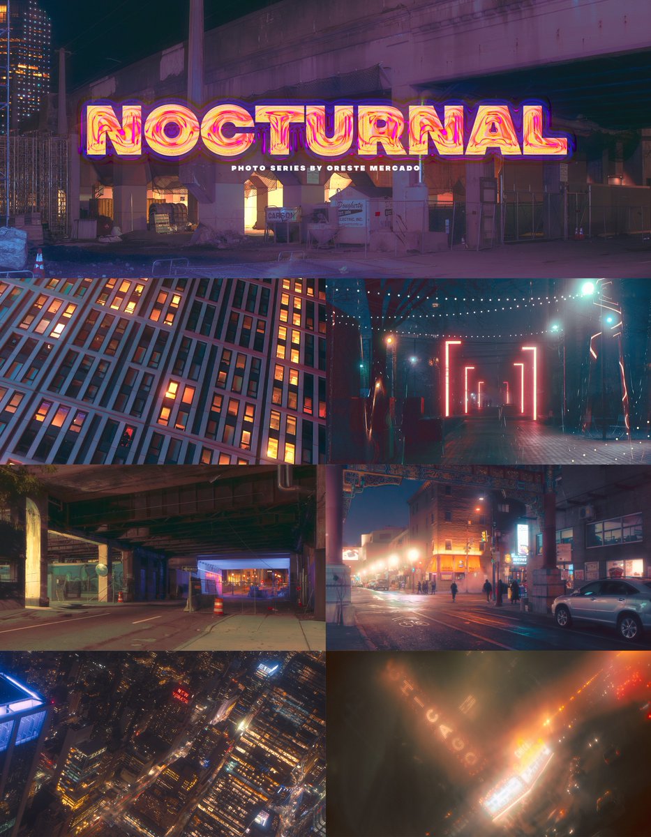 NOCTURNAL 🌙 A night photo series now available on SR Reserve for each piece: 0.1