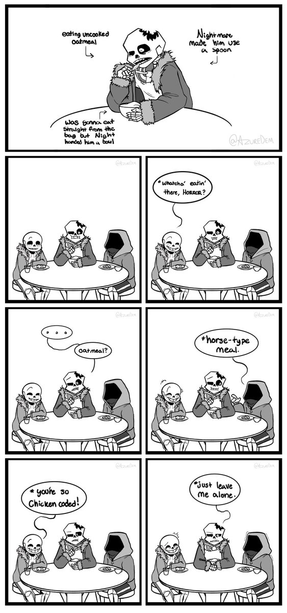 AzureDem's tweet photo. New comic 😇
#undertale #utmv #sans #NightmareSans https://t.co/gh2VoKxOlU