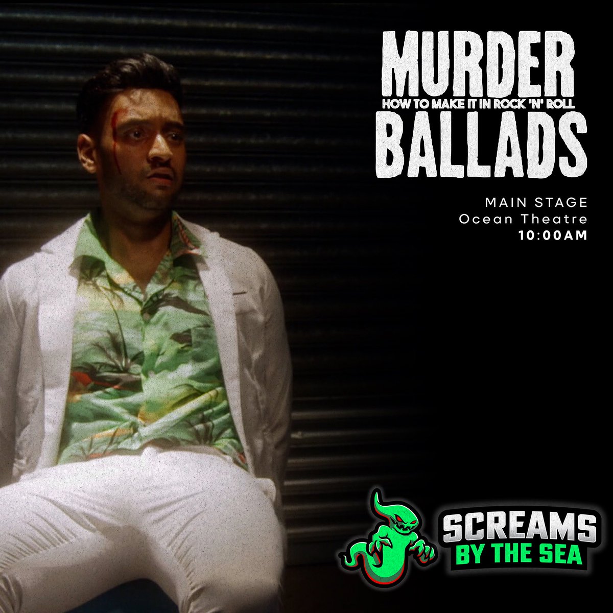Screams By The Sea (@screamsbythesea) on Twitter photo ⏰ 10:00AM - Main Stage / Ocean Theatre
Murder Ballads: How to Make It in Rock ‘n’ Roll - Dir: <a href="/emptyholiday/">Mitchell Tolliday</a>
‘Six interconnected stories tell the rise and violent fall of rock band Stack of Corpses.’
📍 <a href="/PDSW_org/">Pavilion Dance South West</a>
🗓️ 10th February 2024
🎟️ TICKETS - pdsw.org.uk/whats-on/screa… ⏰ 10:00AM - Main Stage / Ocean Theatre
Murder Ballads: How to Make It in Rock ‘n’ Roll - Dir: <a href="/emptyholiday/">Mitchell Tolliday</a>
‘Six interconnected stories tell the rise and violent fall of rock band Stack of Corpses.’
📍 <a href="/PDSW_org/">Pavilion Dance South West</a>
🗓️ 10th February 2024
🎟️ TICKETS - pdsw.org.uk/whats-on/screa…