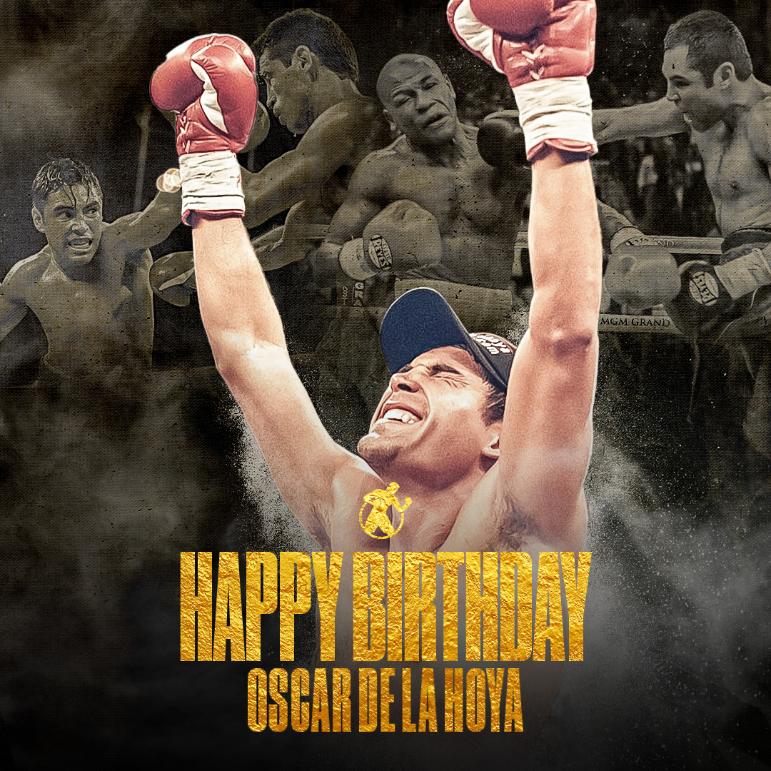 Wishing a Happy Birthday to the best promoter, Oscar De La Hoya, on his special day! We hope you have a fantastic birthday and an exciting year ahead filled with more of the best fights! 🎉🥊