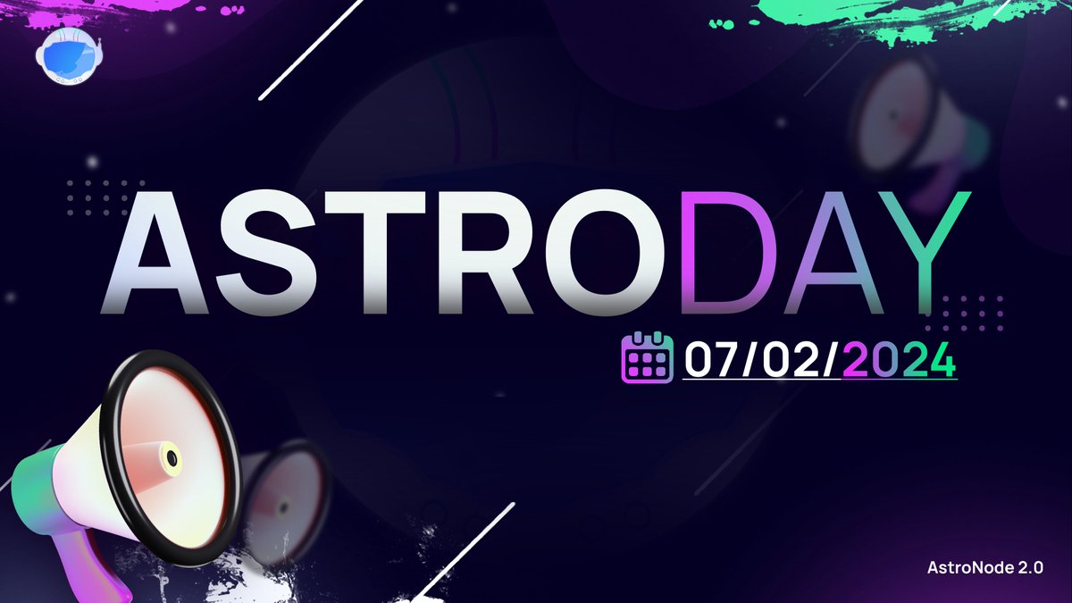 ASTRODAY! 

Remember the event hosted 2 years ago? Many great companies joined. 

Hosting again on 7th Feb, 6 PM UTC 🔥

Announcing participating companies soon 🤝

Aren't you hyped yet? If not, then you just don't know what's coming 🤫