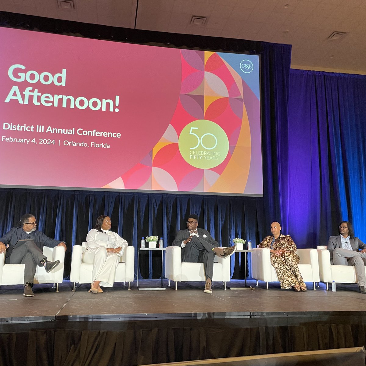 Thanks to our opening keynote panelists — DeShanna K. Brown, Dr. DeShanna K. Brown Consulting; Maia McGill, <a href="/FIU/">FIU</a> Foundation; Mandrake Miller, <a href="/EmmanuelNews/">EmmanuelNews</a>; Khaleel Seecharan, DEI Ready — as well as moderator Ben Fiore-Walker, <a href="/caseadvance/">CASE</a>, for a great discussion! #casedistrict3