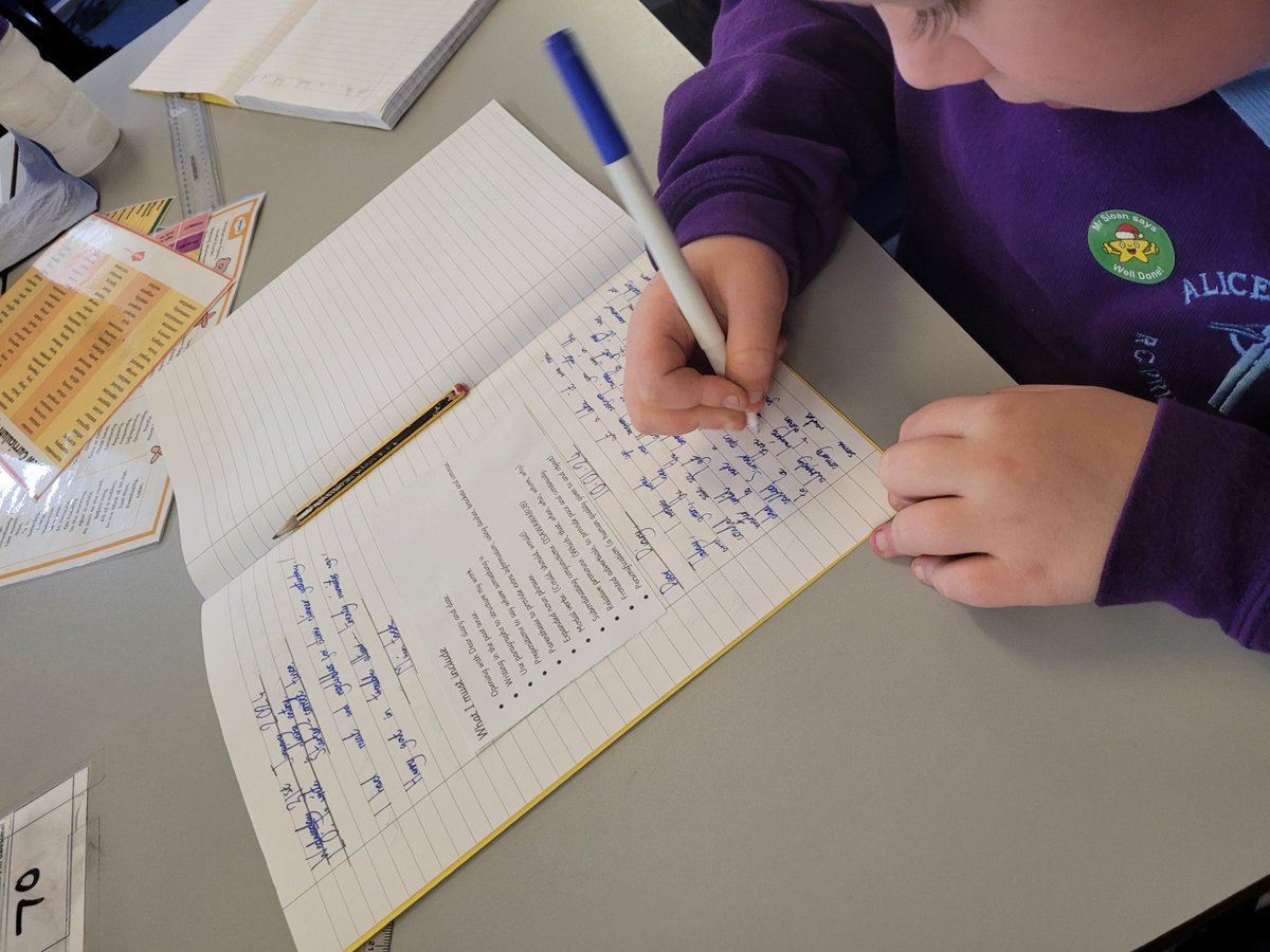 StYear33189's tweet photo. The team have been working incredibly hard these last two weeks during our literacy lessons, with a keen focus on letter formation, personification, modal verbs and prepositions! Watch this space for the final product next week, where we'll be publishing our diary entries! :) https://t.co/dddvAyAy9K