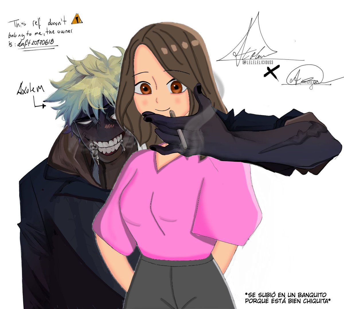 My Oc with <a href="/lelelicious3/">Axolem</a>