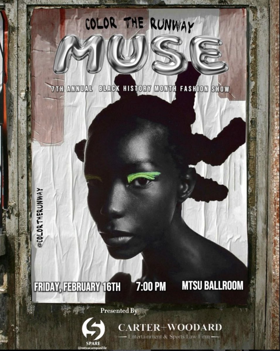 We are extremely honored to be featured in Middle Tennessee State University’s Color of The Runway 7th Annual Black History Month Fashion Show! 👗
Information for attendance can be found on out Insatgram: @ Giveit2goodwill