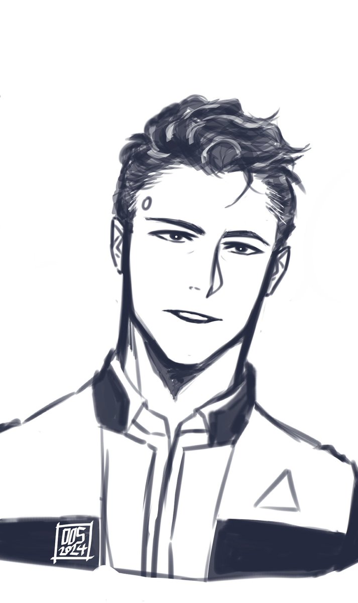 Dosartss's tweet photo. Finally got to sketch #Connor from #DetroitBecomeHuman https://t.co/ArRukMGdNK