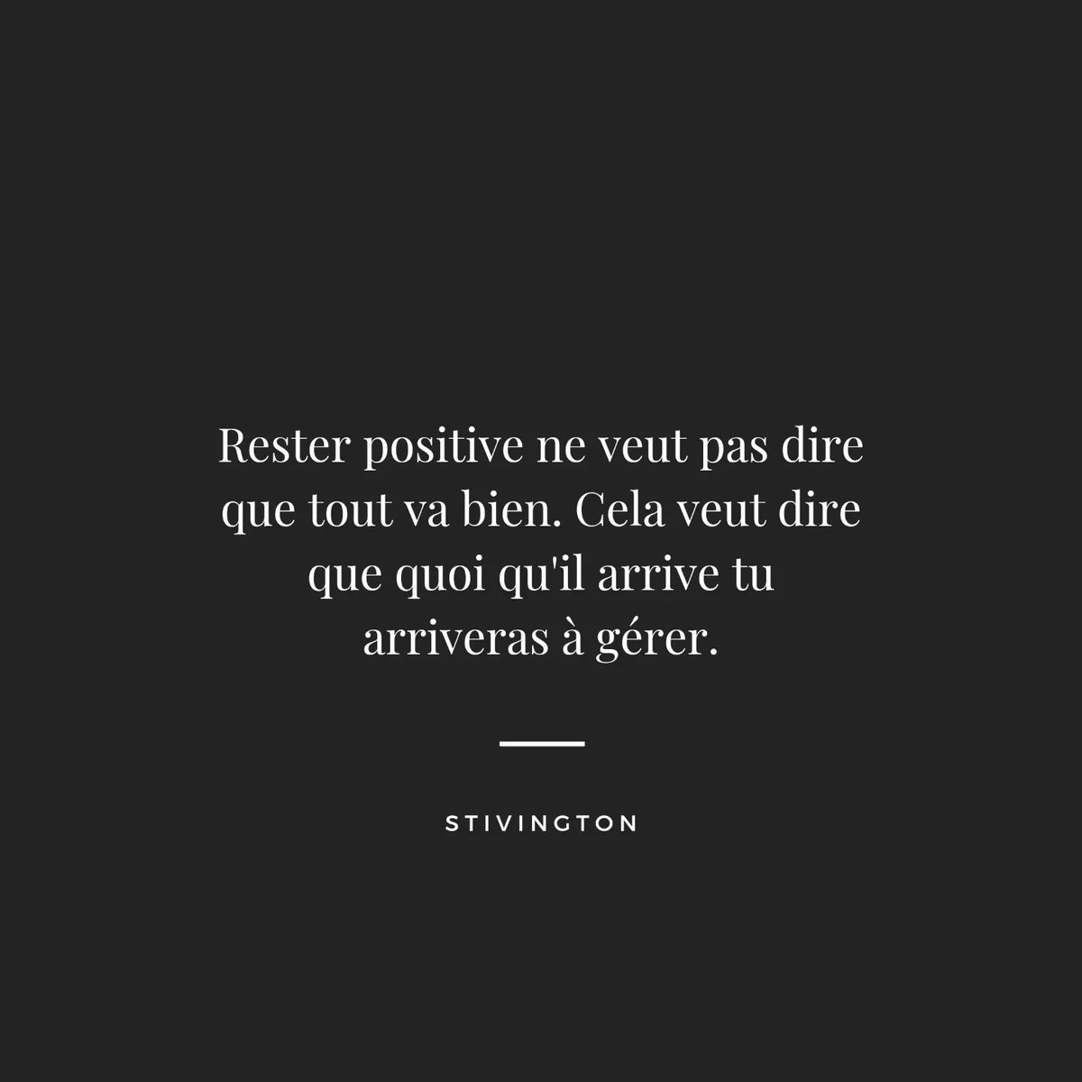 motivtosuccess's tweet image. Rester positif.