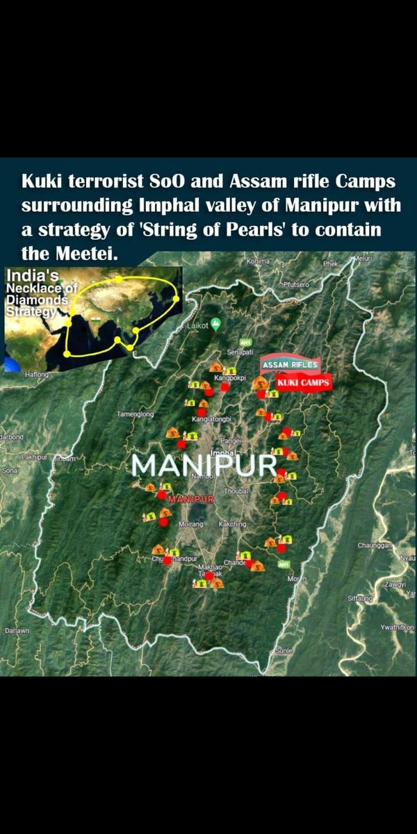 #Manipur
#AbrogateSoO 

The Suspension of Operation/SoO agreement ends on 29th February 2024. Inspite of its terms being blatantly violated many times over by the militants, it is being kept alive. If GOI and GOM extends the agreement again this time, then it will be crystal