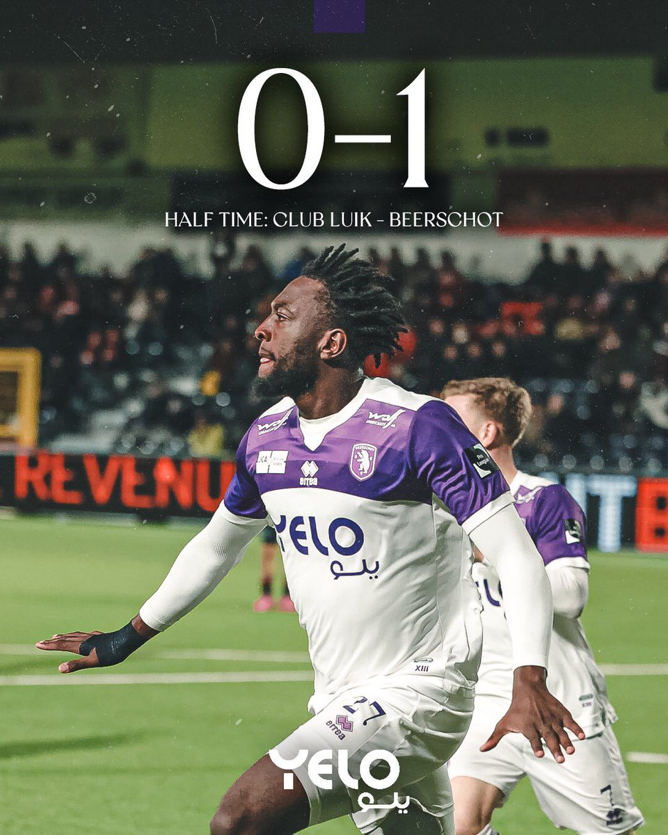 kbeerschotva's tweet photo. Onze Mannekes gaan rusten met een 0-1 voorsprong op bezoek bij Club Luik. De thuisploeg speelt sinds de 30e minuut met tien man. #LUIBEE #WeAre13 https://t.co/ZjXgoqjeMY