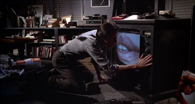 TheCinesthetic's tweet image. David Cronenberg’s Videodrome was released on this day 41 years ago.