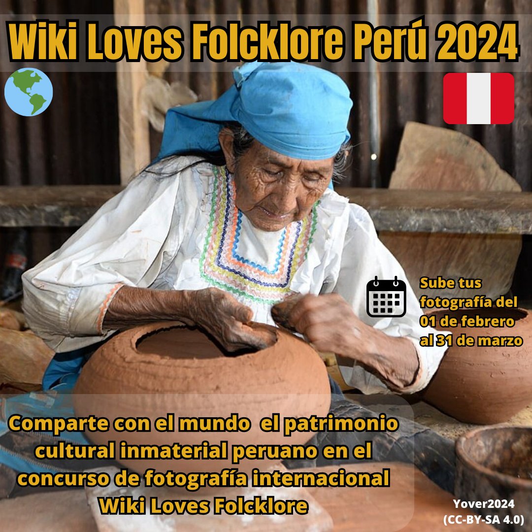 ¡Tu concurso fotográfico de patrimonio cultural inmaterial favorito "Wiki Loves Folklore" ya está aquí!

Participa! Es divertido :3

w.wiki/94mf