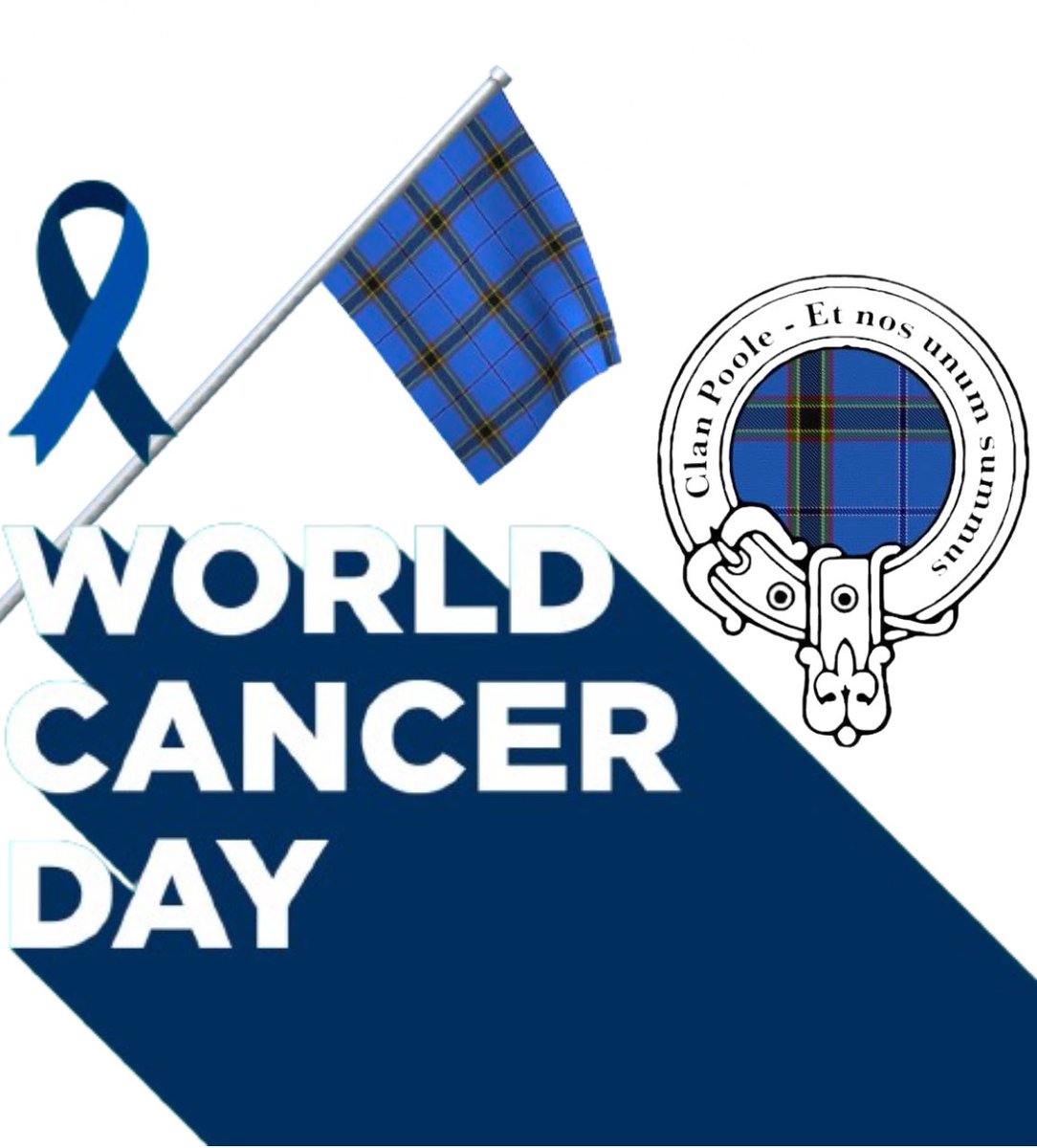 ClanPoole's tweet photo. Today we remember those Kin and Clan members who couldn’t fight any longer, you’ll never be forgotten! To those whom are fighting right now stay strong and fight! You’re all in our thoughts.
Et nos unum summus - Together we are one!
#WorldCancerDay https://t.co/NNYisl4Mip
