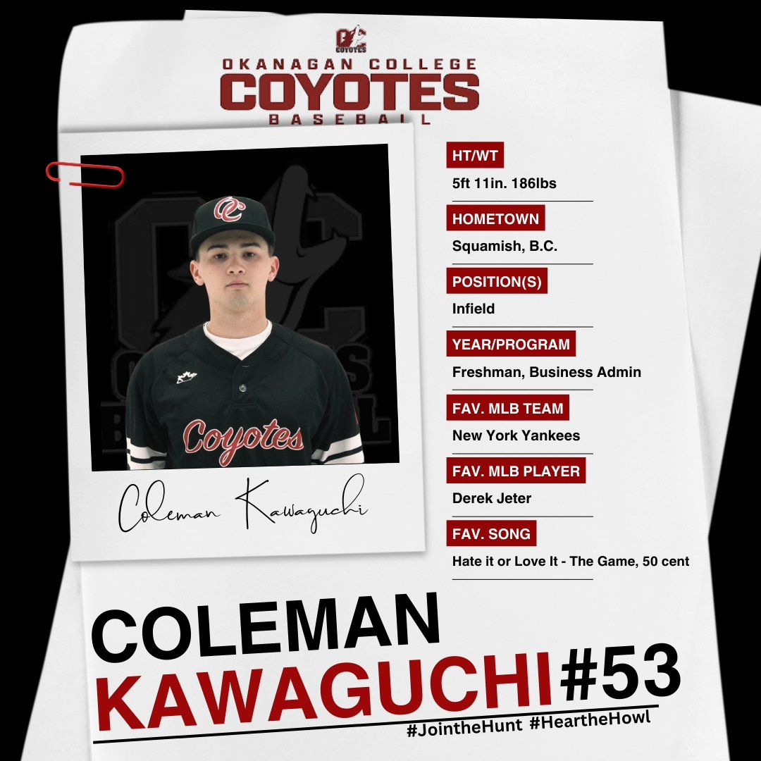 Our next installment of #MeettheYotes 2024!

Introducing Sophomore Lyndon Sinclair and Freshman Coleman Kawaguchi 

#HeartheHowl #JointheHunt