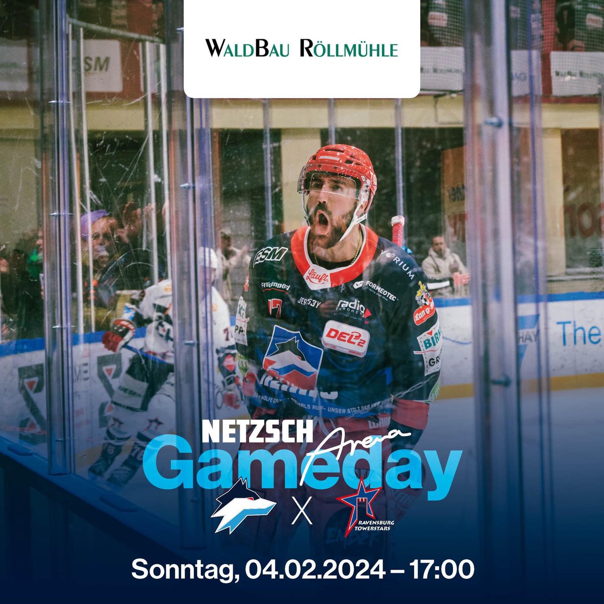 selberwoelfe's tweet image. Zurück in der NETZSCH-Arena! 🤩
Nach drei Partien auf fremden Eis steht heute wieder ein Heimspiel an. Zu Gast sind die Ravensburg Towerstars. 
Spielbeginn ist um 17:00 Uhr 🕔

#gameday #NetzschArena #Vorwerk #selrvt #WölfegegenTowerstars #del2 #HerzblutEishockey #SelberWölfe