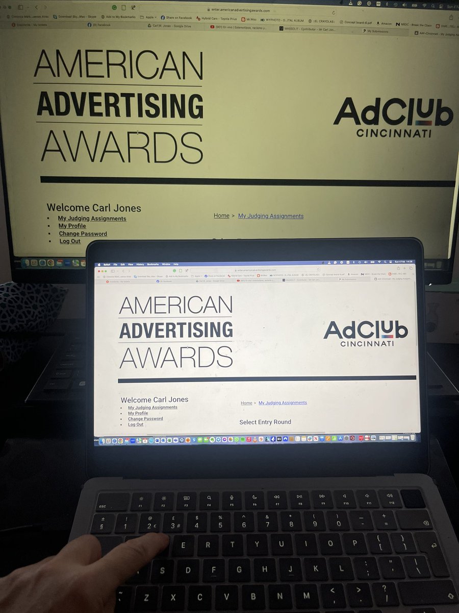 carlwjones's tweet photo. Very happy to have been asked to be a judge on the prestigious ADDY’s. 👍🏻👍🏽👍🏿
🇺🇸American Advertising Awards🇺🇸
#cincinnati #advertising #judge #addys #adclub https://t.co/V6vUO3RHXx