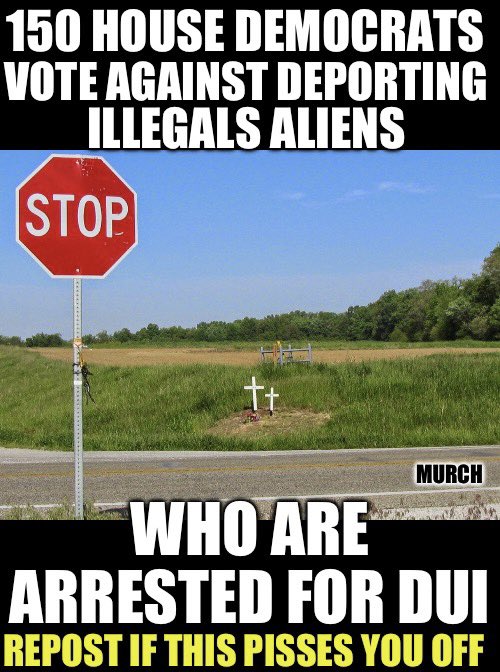 Every Republican voted for the bill, which passed the House. Isn’t it amazing that the Democratic Party is more concerned with illegals than their own American Citizens? 🤯
