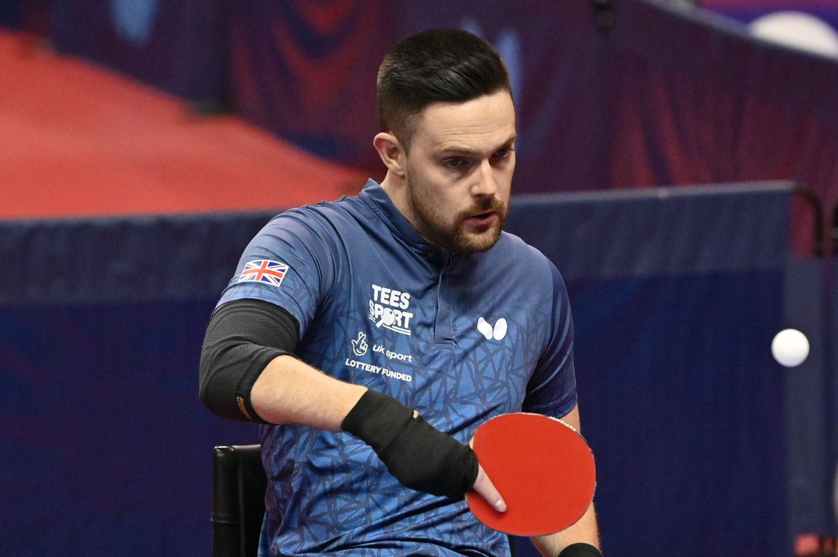 BritishParaTT's tweet photo. MD4 RR
GOLD for @ChrisRyanCJR &amp; Daniel Rodriguez ESP
They win final RR match v Contessi/De Oliveira Padilha BRA 3-0
🥇🇬🇧🇪🇸 👏👏👏👏 https://t.co/FA6Z9mXYwL