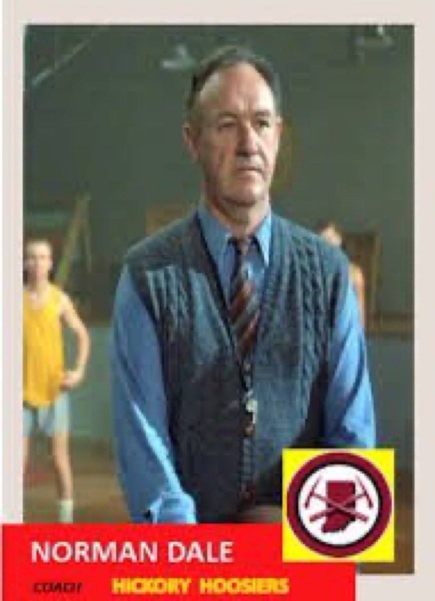 sigg20's tweet image. Memorable Cinema Coaches From the Past
#Hoosiers #Hickory #Movies #basketball #GeneHackman