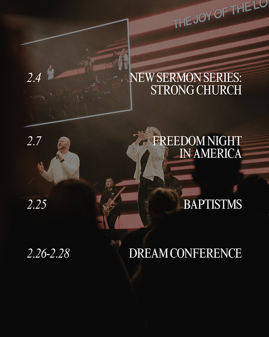 dreamcitychurch's tweet photo. Don't miss out on what's happening at Dream City this month!
#dreamcitychurch #dreamcity #dreamcenter #february #valentinesday #churchcalendar #events https://t.co/HPXURx3N2s