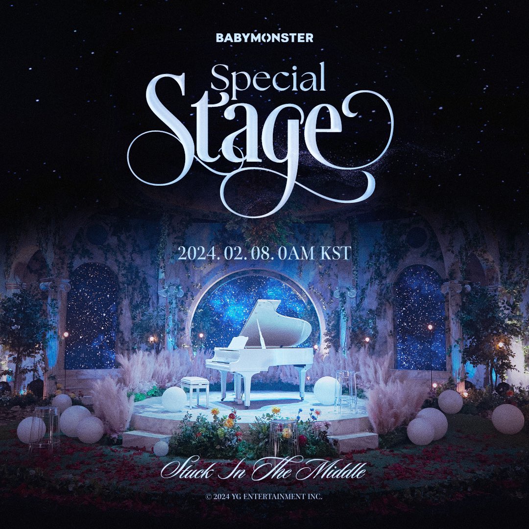 YGBABYMONSTER_'s tweet photo. #BABYMONSTER 'Stuck In The Middle' SPECIAL STAGE TEASER

'Stuck In The Middle' SPECIAL STAGE
✅2024.02.08 0AM (KST)

#베이비몬스터 #PreReleaseSingle #StuckInTheMiddle #SpecialStage #TEASER #YG https://t.co/FIbFEZYil1